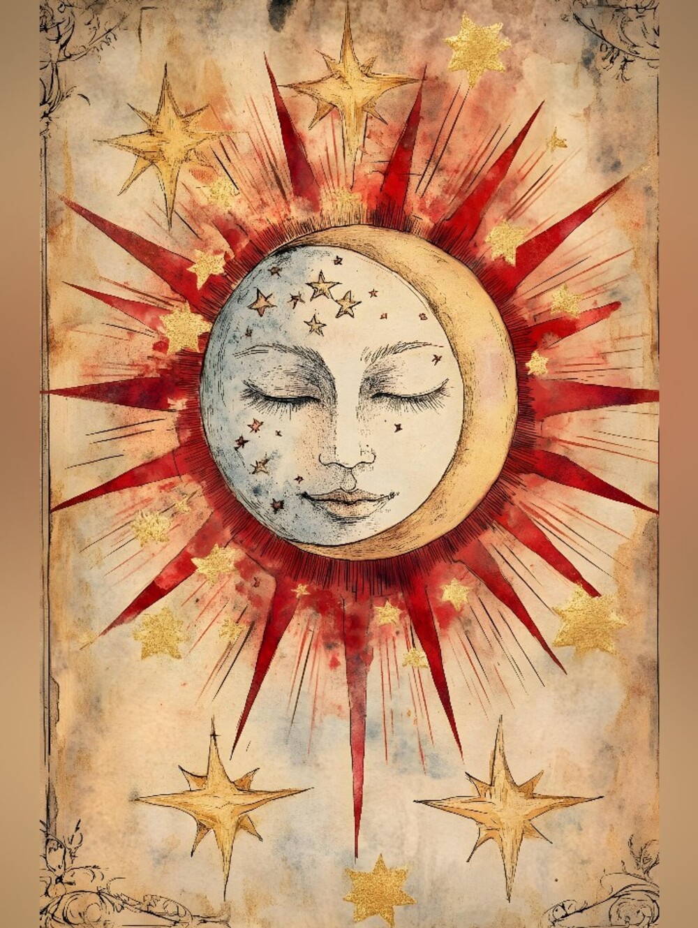 12pc=Sun & Moon Prints SPECIAL